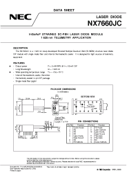 Datasheet NX8562LB manufacturer NEC